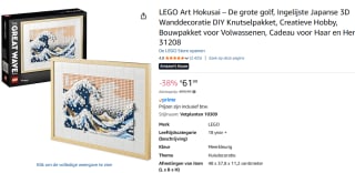LEGO Art Hokusai – De grote golf, voor €51,99 met de Amazon app
