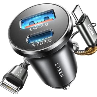INIU cargador de coche 60W por solo 6,99€