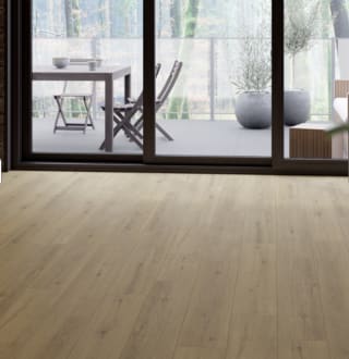Sol stratifié décor bois chêne 7 mm AC4 Caubert à 5,49€