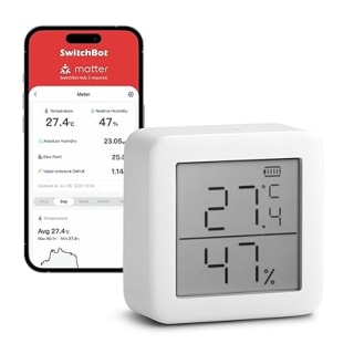Switchbot Meter Plus Temperatuur- & Vochtsensor voor €7,99 bij Amazon