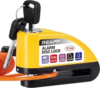 REAPP Antivol moto PC1406 (bloque-disque alarme) pour 13,88€ chez Amazon
