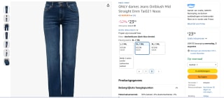 ONLY ONLBLUSH straight fit voor €23,98