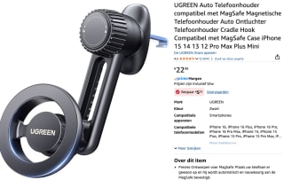 UGREEN Auto Telefoonhouder compatibel met MagSafe voor €17,24 bij Amazon