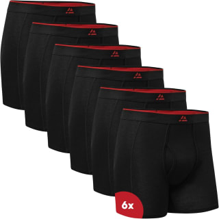 DANISH ENDURANCE 6-pack bamboe boxershorts met gulp voor €35,75 bij Amazon