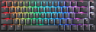 Ducky Mecha Pro SF RGB Zwart Cherry MX Red toetsenbord voor €34,95 bij Megekko