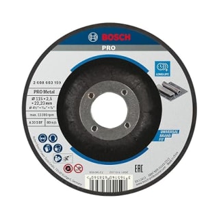 Bosch Disque à tronçonner PRO Metal Longlife (Ø 115 mm) à 1,37€ chez Amazon