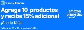 Suma y Ahorra en Amazon | Suma 10% o 15% de Descuento