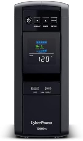 CyberPower CP1000PFCLCD UPS 1000VA 600W por $3,645 en Amazon