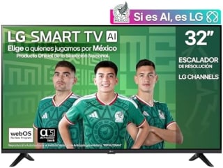 LG 32" Smart TV 32LR600BPSC por $2,190 en Amazon