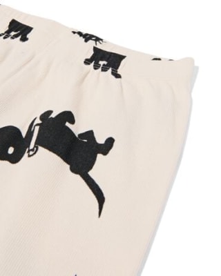 Takkie en Siepie kinderpyjama rib gebroken wit voor €7,50 bij HEMA