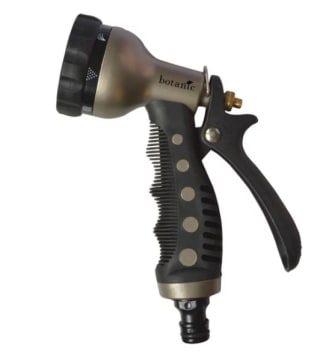 Pistolet d’arrosage gainé en métal « Tradi » noir avec 7 jets à 4,18€