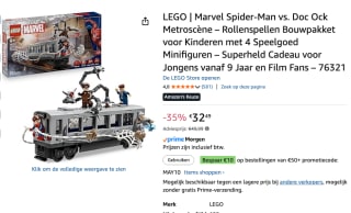 LEGO® Marvel Spider-Man vs. Doc Ock Metroscène voor €32,49 bij Amazon