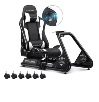 GTPLAYER Cabina Simulador Carreras Volante Pedales por 188,88€