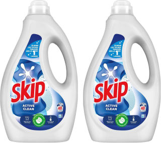 Skip Active Clean 2x40 lavages pour 13,52€ chez Amazon