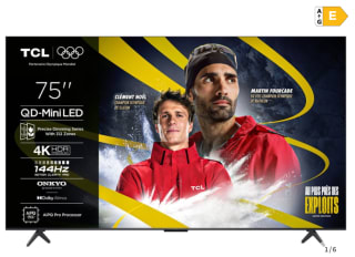 Téléviseur Mini Led TCL 75C69K - UHD 4K 75" 189 cm à 770€
