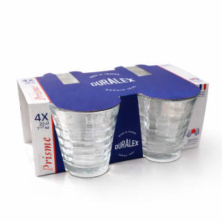 Prisme - Verre Transparent 22cl (Lot de 4) pour 4,00€ chez Duralex