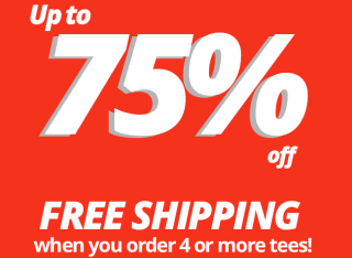 Qwertee winter sale met diverse shirts vanaf €10
