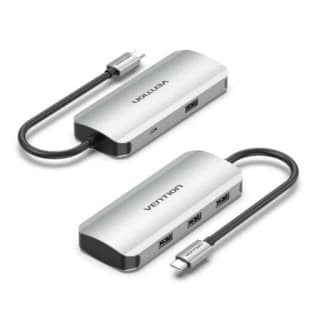 Vention TNAHB hub 5 puertos USB-C por 1,47€