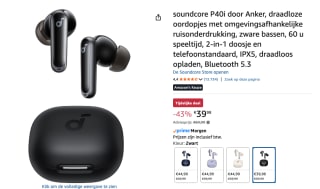Soundcore P40i Headset voor €39,88 bij Amazon