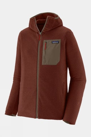 Patagonia Men’s R1 Air Full-Zip Hoodie Fleece – Dried Vanilla – Free Click & Collect