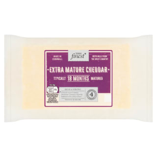 Tesco Finest Extra Mature Cheddar Cheese 550g for £4 at Tesco