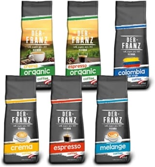 Der-Franz Kaffee Pack (6 x 500 g) voor €22,38 bij Amazon