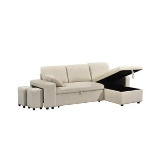 Canapé d'angle convertible méridienne réversible YUZU à 499,99€