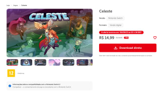Celeste por $52 | Nintendo eShop Brasil