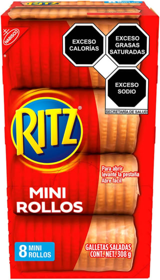 Ritz 8 Mini Rollos (308g) por $21 en Amazon