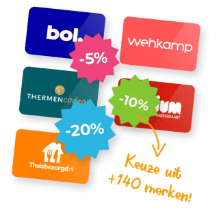 €9 Bol-cadeaubon voor €0,14 bij Wissel
