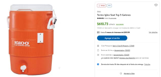 Termo Igloo 5 Galones por $611 | Sam's Club