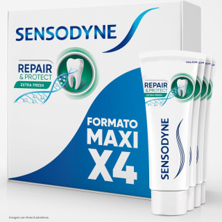 Sensodyne Repair & Protect Extra Fresh (4 x 75 ml) por 9,92€ en Amazon