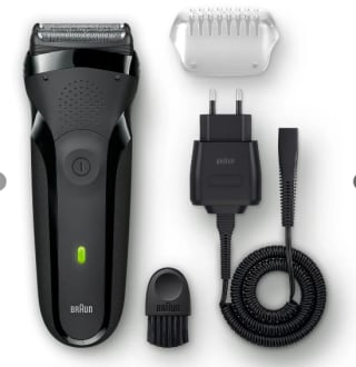 Afeitadora Eléctrica Serie 3 BRAUN 300 Black Oferta $54.990 Solo en Falabella.com