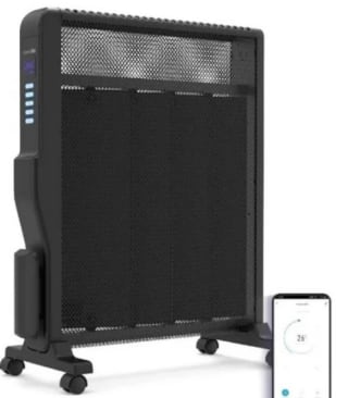 Universalblue Formosa 4020B Radiador de Mica con WiFi 2000W Negro por 65,81€
