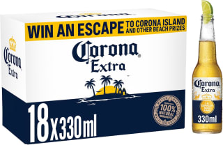 Corona Extra Lager Beer, 18 x 330ml for £10 at Amazon