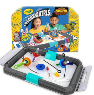 ColourWhirls la Peonza de Colores, Pista para desafíos con 4 peonza por 23.80€