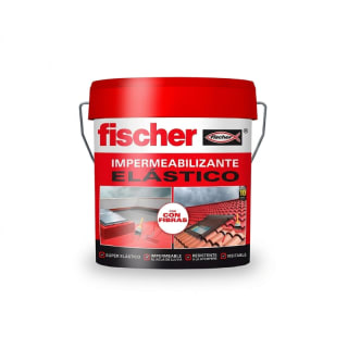 Fischer Pintura Impermeabilizante con Fibras Elástica Terracota 1 kg por 9.99€