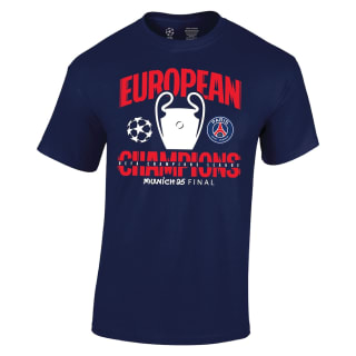 T-Shirt PSG Champions d'Europe 2025 - Bleu à 7€