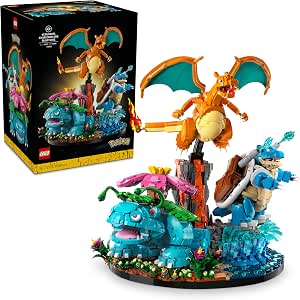 LEGO Pokémon Venusaur, Charizard y Blastoise - Puzle 3D por 590.99€