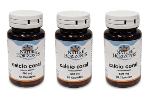 3 x Nature Horizonts Calcio Coral 500 mg 60 Cápsulas por 11.97€
