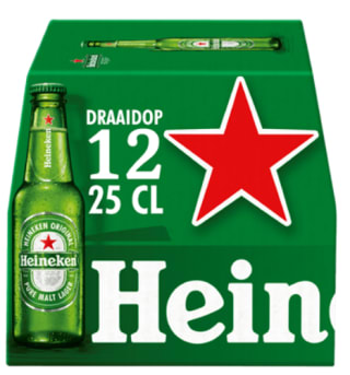 Heineken 12 pack 250 ml voor €6,04