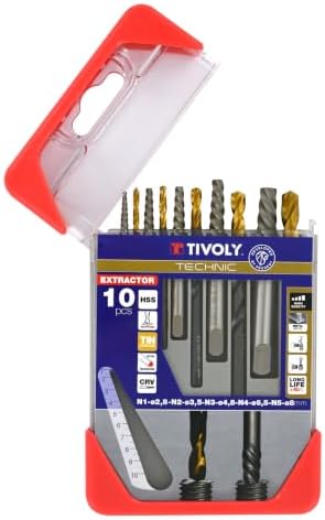 TIVOLY 11901170052 coffret extracteurs 10 pièces pour 17,62€