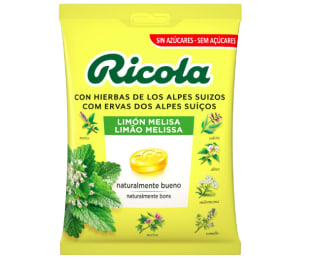 Caramelos Ricola Limón Melisa Sin Azúcar Bolsa 70g por 1,96€ (al comprar 4 unidades)