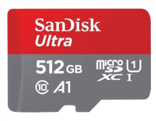 Carte mémoire micro SD Sandisk ultra de 512 Go à 32,99€