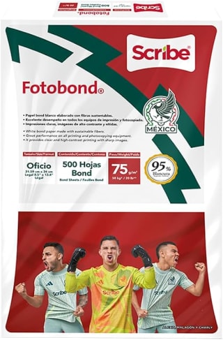 Hojas Scribe Fotobond Oficio 500 Hojas por $95 | Oferta Amazon