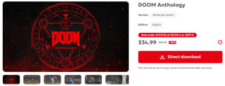 DOOM Anthology por $439 | Oferta Nintendo eShop