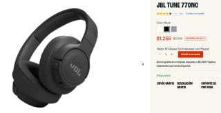 Audífonos JBL Tune 770NC por $1,132