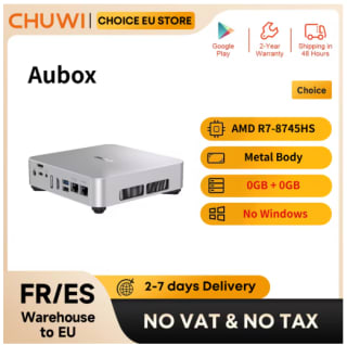 Mini PC Chuwi AuBox Barebone - Ryzen 7 8745HS, IGP 780M à 245,92€