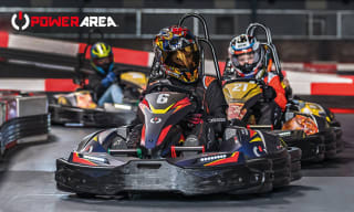 2 of 3 heats karten op de indoor kartbaan van Powerarea vanaf €25,50