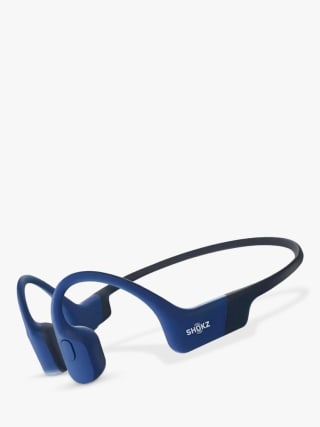 Shokz OpenRun Bluetooth Wireless Open-Ear Headphones (Blue) for £89 at John Lewis